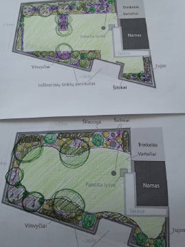 Sklypo dizaino konsultacija nuotoliu (online) 30 minučių